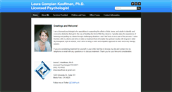 Desktop Screenshot of drlaurakauffman.com
